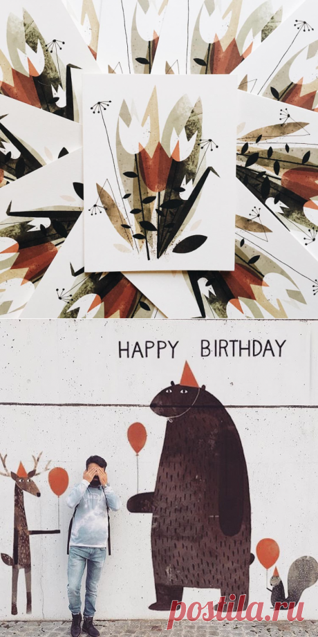 Red Cap Cards — Jon Klassen for Red Cap Cards. @jonklassen I spy...