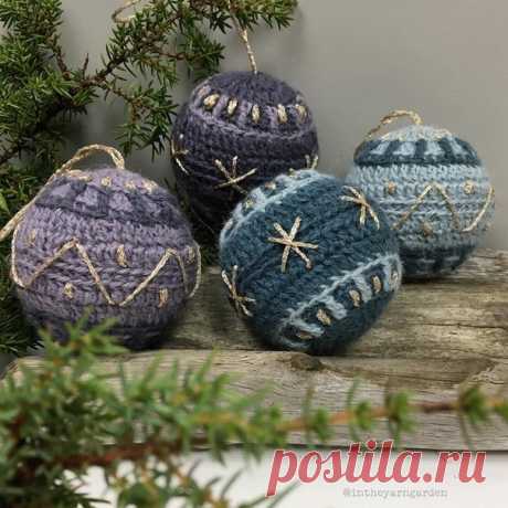 Новогодние игрушки от Charlotta Wadman
