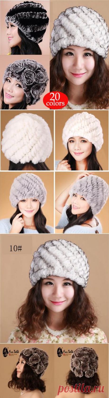 Цена продажи осенью и зимой кролика рекс меховая шапка и кепка для женщин Подлинная кролика меховая шапка, принадлежащий категории Лыжные и вязаные шапки и относящийся к Одежда и аксессуары на сайте AliExpress.com