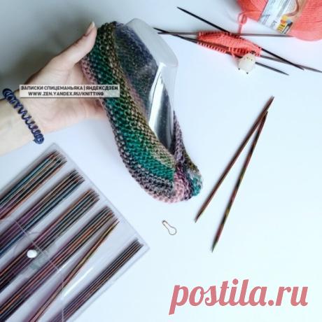 Простые следки 2 спицами, без шва в подошве на скорую руку! - медиаплатформа МирТесен