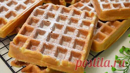 Тот самый идеальный рецепт - ВАФЛИ С ТВОРОЖНЫМ СЫРОМ. Готовить так просто,получаются отличные вафли. | Готовим с Мариной Ломака. | Дзен