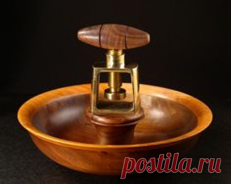 Wood Nut Cracker Bowl by BradSearsWoodturner on Etsy…