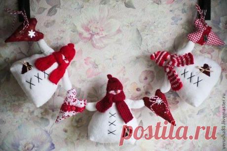 Гирлянда Друзья-снеговики