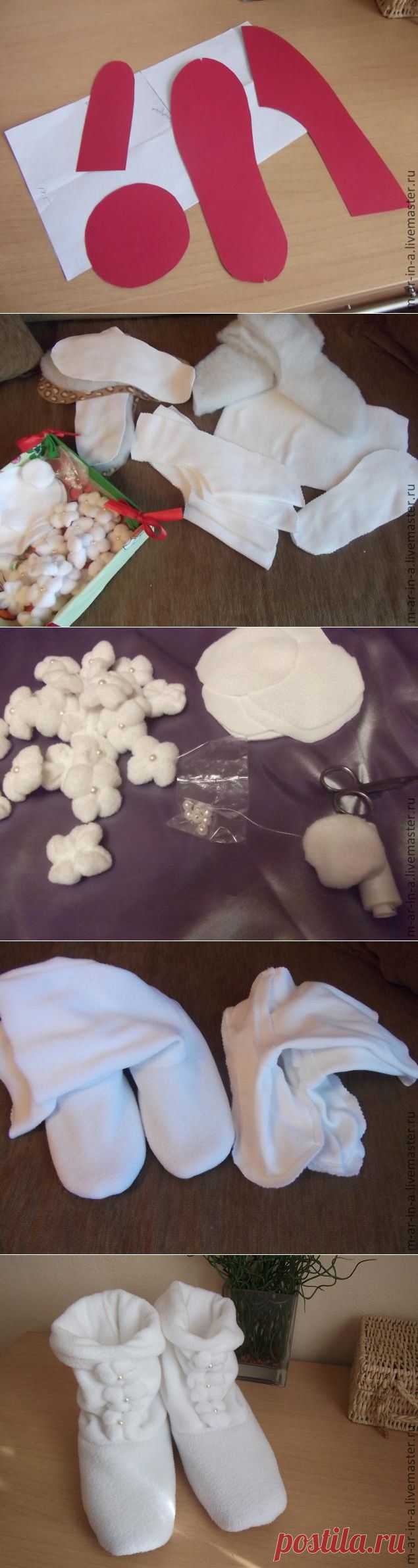 Шьём тапки, ботики, сапожки
