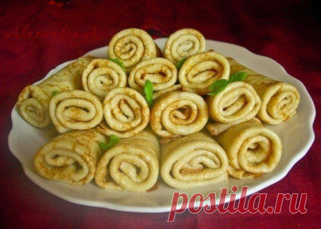 Блинчики на кипятке