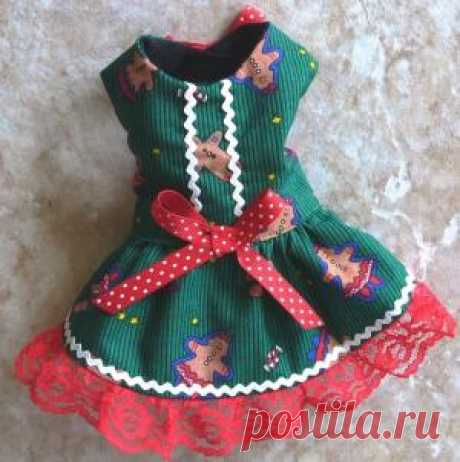 Pretty Pink DOG Dress Harness 3 layer cake Ruffled by spotNotz, $23.00