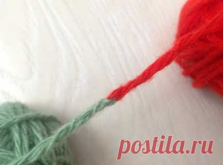 соединение нитей  без узла