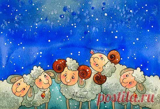 Первые снежинки (Виктория Кирдий)