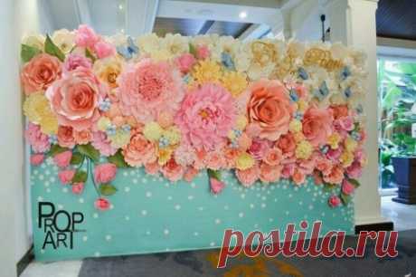 Diy-гигантские бумажные цветы - Свадебный Crafts Форум - bodas.com.mx