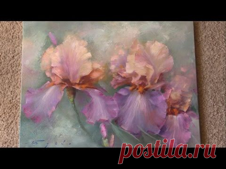 Летний дождь. The summer rain. Alla Prima. Process of creating oil painting from Oleg Buiko.