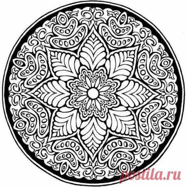 Антистрессовые раскраски