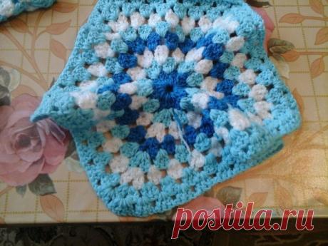 Детский жакет из шестиугольников