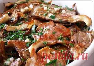 Вешенки в чесночном маринаде | Рецепты вкусно