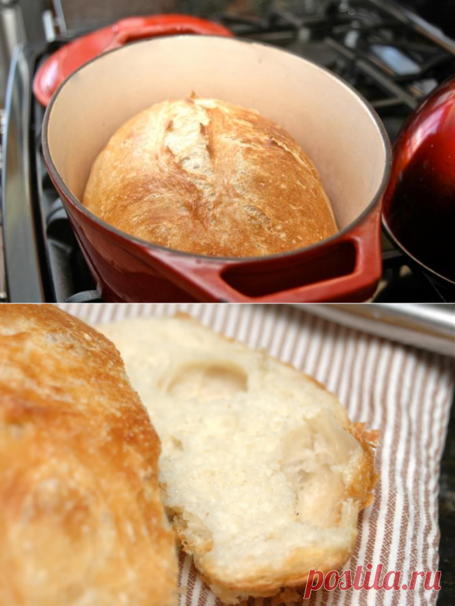 Хлеб без замеса Джима Лейхи (Jim Lahey’s No-Knead Bread)