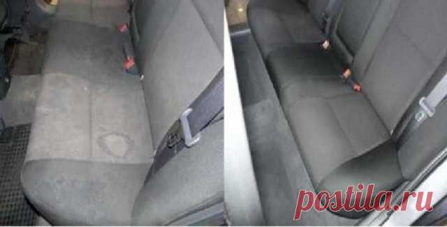 Отличное средство для чистки мебели и пятен в салоне автомобиля, а также очистки домашней мебели! Натуральная химия - делаем своими руками! 

Ингредиенты: 

1 чашка Жидкого мыла 
1 чашка уксуса 
1 чашка Боржоми(или Есентуков или Архыза.) 
Бутылка с распылителем 
Щетка