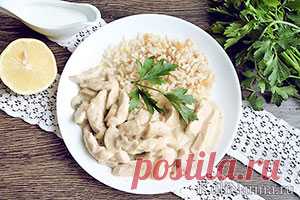 Фрикасе из курицы классический рецепт