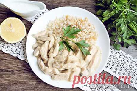 Фрикасе из курицы классический рецепт