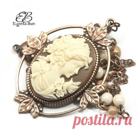 Мини-шоколадница-2 (CM464). Камея. Кулон - камея,кулон,подвеска,профиль