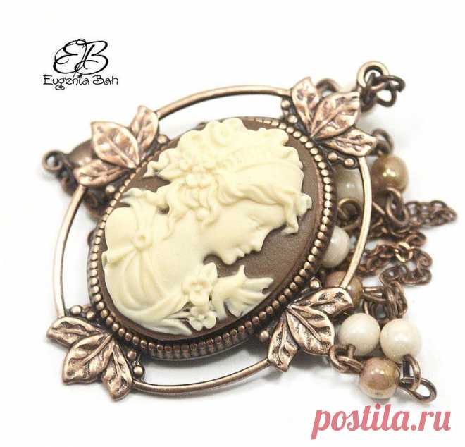 Мини-шоколадница-2 (CM464). Камея. Кулон - камея,кулон,подвеска,профиль