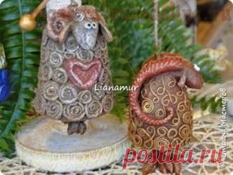 Мастер-класс по папье-маше: Подвески Рога и Копыта