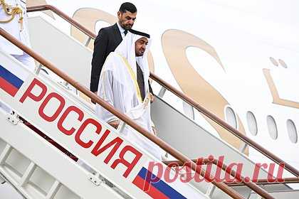 Президент ОАЭ прибыл в Россию