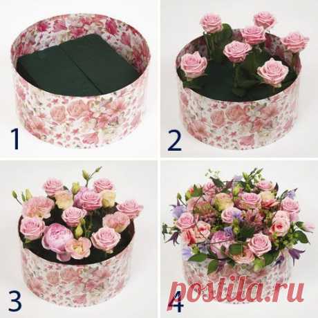 Нежные букеты — Сделай сам, идеи для творчества - DIY Ideas