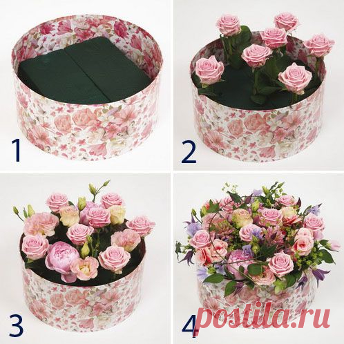 Нежные букеты — Сделай сам, идеи для творчества - DIY Ideas