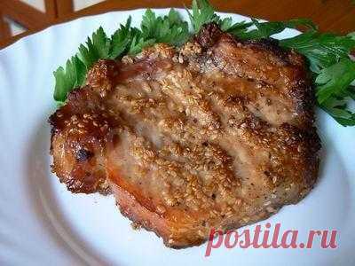 Молодой баранчик зажареный с кунжутом рецепт с фото - 1000.menu