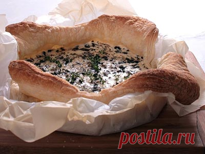 Пирог со сморчками и рикоттой от Ольги Сюткиной. Пошаговый рецепт с фото на Gastronom.ru