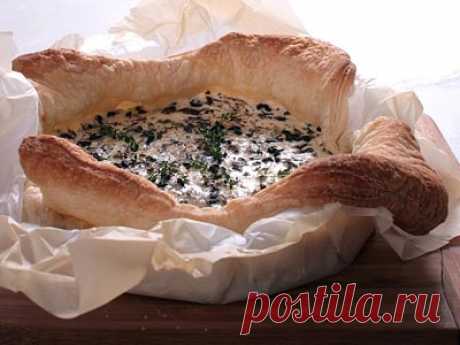 Пирог со сморчками и рикоттой от Ольги Сюткиной. Пошаговый рецепт с фото на Gastronom.ru