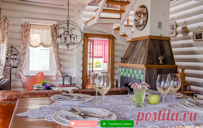 Русский фьюжн в подмосковном коттедже — INMYROOM