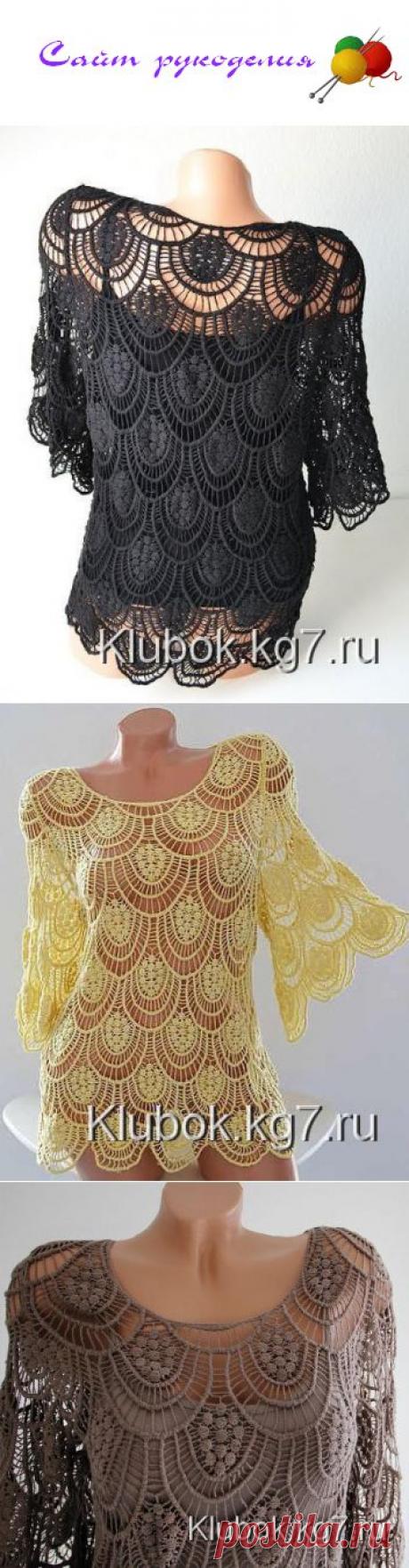 Восхитительная туника , Схема от Юлии Поповой