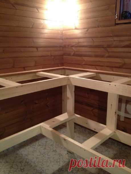 Как сделать полки в бане - Статья - Журнал - FORUMHOUSE