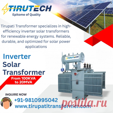 Looking for a reliable Inverter Solar Transformer Supplier in Delhi NCR? Tirupati Transformer is your trusted partner for high-performance, energy-efficient transformers and stabilizers. As the Best Transformer Dealer in Noida, Gurgaon, Ghaziabad, and nearby locations, we specialize in delivering top-quality Distribution Transformers, Servo Voltage Stabilizers, and Solar Power Transformers tailored to meet industrial, commercial, and residential power needs.