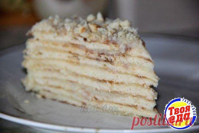 Быстрый торт «Минутка» без выпечки