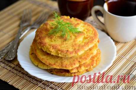 Рецепт: Кукурузные лепешки с сыром на RussianFood.com