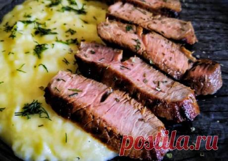(5) Свиные слайсы с сырным пюре - пошаговый рецепт с фото. Автор рецепта Dishes_from_ded . - Cookpad