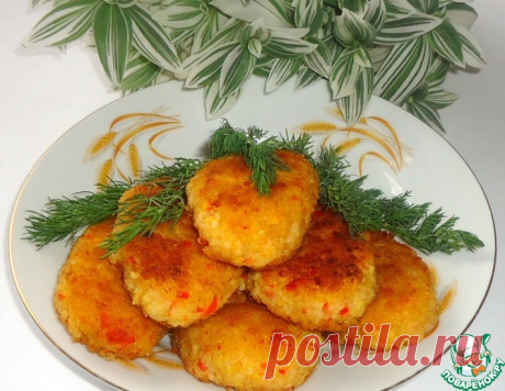 Постные котлеты из пшена с овощами – кулинарный рецепт