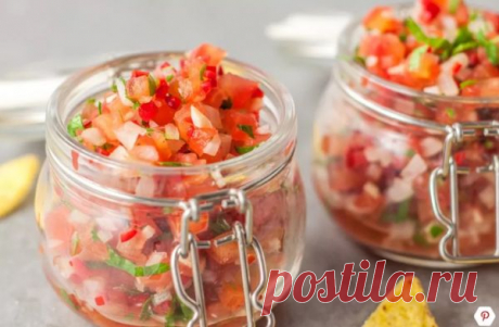 👌 Сальса Пико-де-гайо за 15 минут, рецепты с фото Вкусный рецепт Сальса Пико-де-гайо за 15 минут, пошаговый, с фото и отзывами 👍 Быстрые рецепты, Низкокалорийные рецепты, Соусы, Мексиканская кухня, Соусы к мясу, Блюда из овощей, Быстрые закуски