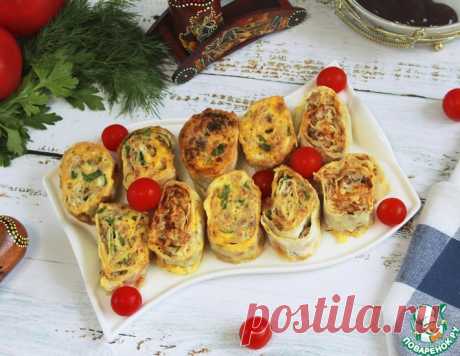 Мясные рулеты из лаваша в кляре – кулинарный рецепт