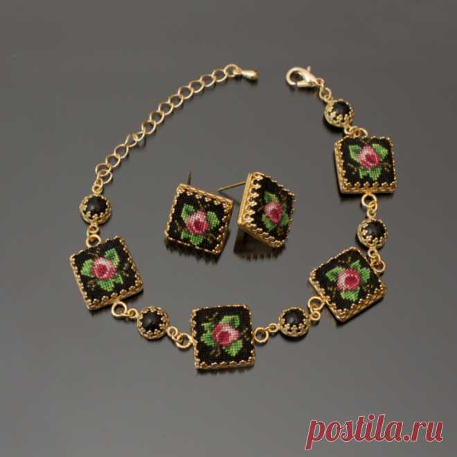 (13) Gallery.ru / Foto #42 - Mis joyas con microbordado Petit Point - pinchuk-art