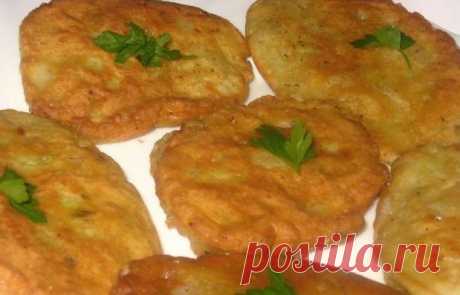 Капустные оладьи