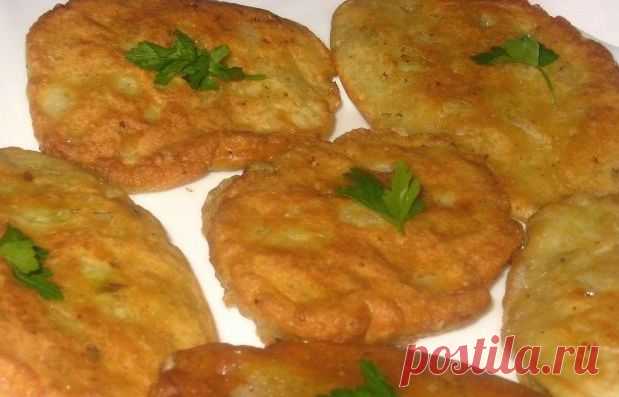 Капустные оладьи