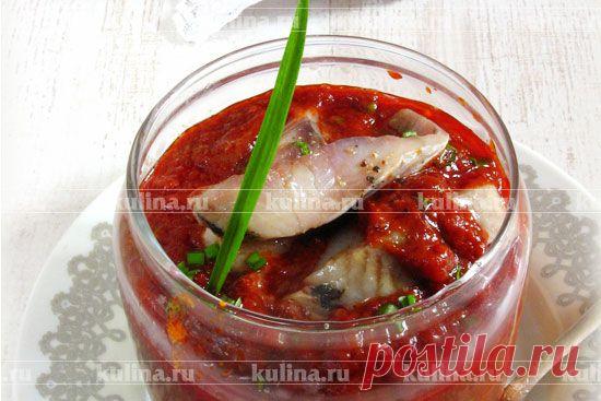 Сельдь в томатном маринаде