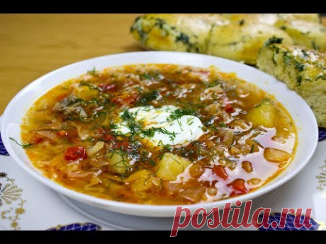 Очень вкусный борщ, как готовил мой папа! Borsch-la sopa más famosa de Rusia y Ucrania