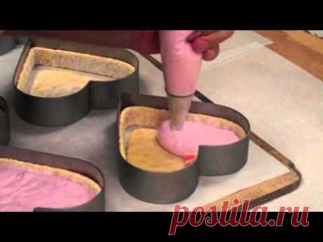 Elegant Desserts Raspberry &amp; White Chocolate Mousse Cake Creation - YouTube