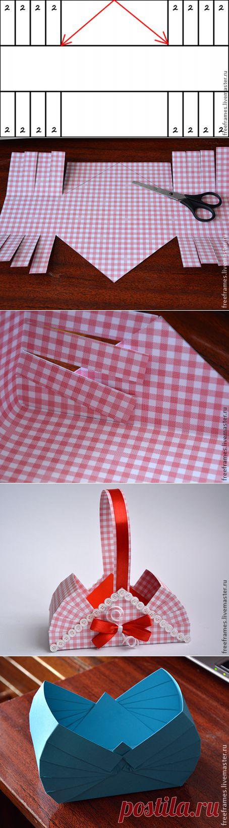 Мастер-класс: "Корзинка – подарочная упаковка: 2 варианта" - Ярмарка Мастеров - ручная работа, handmade