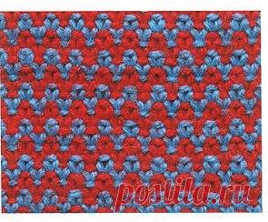 Разные варианты вязания спицами твидовых узоров