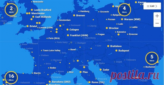 Европейские лоукостеры: 10 авиакомпаний, которые нужно знать