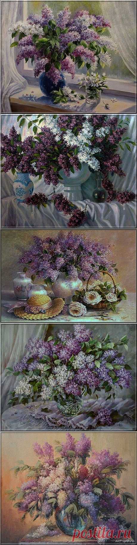 ♥ღ♥Сирень в изобразительном искусстве♥ღ♥.